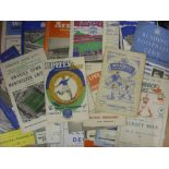 Manchester Utd, a collection of 21 away football programmes, all in the FA Cup unless noted, in