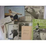 Tottenham, a collection of various items, include, 1956 Book, Spurs, A History of Tottenham