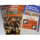 Rugby Union, The 1983 British Lions Tour of New Zealand, a collection of 5 programmes, 04/06/1983