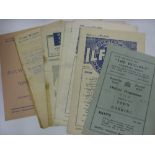 1946/47 A collection of 8 football programmes in various condition, Cambridge Town v Barking (