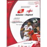 ENGLAND FOOTBALL Four F.A. Press itinerary brochures: home v Brazil 2013, home v. San Marino and