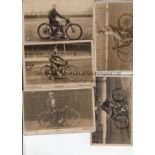 SPEEDWAY - STAMFORD BRIDGE Eight exceptionally rare postcards of the second year of organised