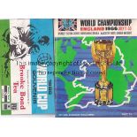 WORLD CUP MISCELLANY Brochures, books, magazines, pamphlets, tickets covering the Tournaments 1966 -