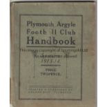 PLYMOUTH 1913-14 Scarce Plymouth Argyle handbook, 1913-14, many photographs inside of the Argyle