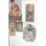AUTOGRAPHED PICTURES Collection of 30 autographed cut-outs, excellent signatures from 1930s-