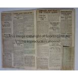 BURTON ALBION A large accounts scrapbook with many newspaper cuttings relating to their players from