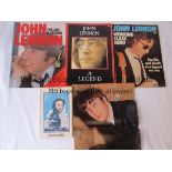 JOHN LENNON 1973 Paperback book "Lennon Remembers" Three tribute magazines issued in late 1980