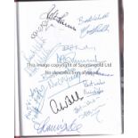 MANCHESTER CITY AUTOGRAPHS Book, The Legends of Manchester City by Ian Penny signed on the