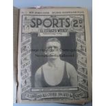 ALLSPORTS WEEKLY A bound volume of Allsports Illustrated Weekly covering all the major sporting