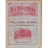 ASTON VILLA - MIDDLESBROUGH 1914 Aston Villa home programme v Middlesbrough , 25/4/1914, all pages