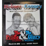 BOXING Large 19" X 17" poster at Caesars Palace, Las Vegas, USA for Larry Holmes v Gerry Cooney 15/