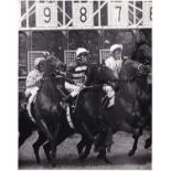 HORSE RACING Approximately 50 black & white Press of various sizes, mostly jockey portraits