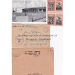 OLYMPICS Four postal items: an envelope date stamped 21/8/1939 from Finland, just before the