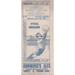 BRADFORD PA - BARNSLEY Bradford Park Avenue home programme v Barnsley, 12/4/47, , fold, score