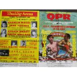 BOXING Three large 30" X 20" posters including 2 at Wembley Arena 23/11/1982 Charlie Magri v. Jose