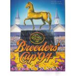 RACECARD MISCELLANY A collection of 18 various Racehorse meeting to include 9 from The Breeders' Cup