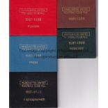 MANCHESTER UNITED Collection of five official Manchester United passes 1997-98 comprising Home