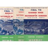 CUP FINALS Twelve FA Cup Final programmes, 1960-1970 inclusive including 1970 replay at Old