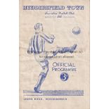 CUP SEMI-FINAL 51 Programme, Cup Semi-Final replay, Newcastle v Wolves at Huddersfield, 14/3/51,