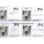 TOTTENHAM Five Autographed commemorative each with a tribute to former Tottenham captain Danny