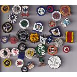 SCOTTISH BADGES Thirty five Scottish Football badges, metal pin badges, modern, includes Celtic,