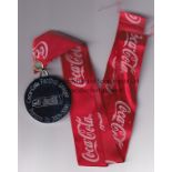 SHEF UTD MEDAL Silver coloured Coca Cola Football League Championship Runners Up 2005-2006 awarded