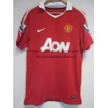 RAFAEL SHIRT - MAN UTD Match worn unwashed 2010/1 Manchester United Red number 21 Rafael short