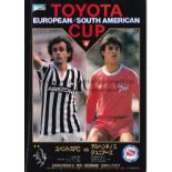 WORLD CLUB CUP Programme for the 1985 Toyota Cup match in Japan, Juventus v Argentinos Juniors