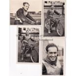SPEEDWAY PHOTOGRAPHS Thirty black & white mostly postcard size photos from the 1950's including
