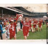 FOOTBALL PRESS PHOTOGRAPHS Over 130, various sizes, mostly 10" X 8" from 1980's onwards with a