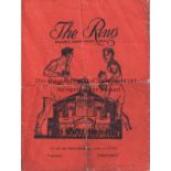 BOXING Two programmes at The Ring, Blackfriars, London 11/11/1934 Dave McCleave v Stoker Reynolds