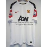 ROONEY SHIRT - MAN UTD Match worn unwashed 2010/11 Manchester United white number 10 Wayne Rooney