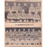 FOOTBALL TEAM GROUPS Fifteen newspaper team groups, 13 of which were issued by Topical Times