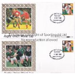 1991 RUGBY WORLD CUP Ten first day covers with different dates in October and November, Twickenham X