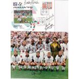 FOOTBALL AUTOGRAPHS Includes First Days Covers, 2 each signed by Bobby Robson on is Football