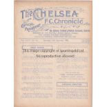 CHELSEA Two home Reserve team programmes v. Southampton 15/12/1928 and Reading 24/4/1929, both ex-