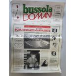 BOZA-EDWARDS V NAVARRETE Large edition 4 page Bussola Domani issue for the Super Featherweight World