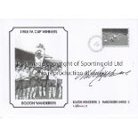 BOLTON Autographed 1958 FA Cup Final commemorative cover, signed by Bolton Wanderers captain and