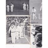 ENGLAND V AUSTRALIA 1948 Fifteen black & white pictures of the Test series including some of Don