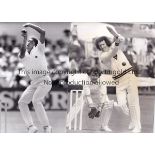 CRICKET PRESS PHOTOGRAPHS Approximately 275 from the mid-1980's, various sizes, vast majority