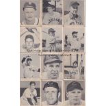 BOWMAN GUM BASEBALL CARDS 1948 Thirteen Bowman baseball cards, numbers 1, 5, 9, 14, 31, 32, 33,