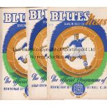 BIRMINGHAM CITY 51/52 Twenty two home programmes, 51/2, 21 x League including v Leeds, Everton, West