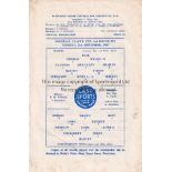 BLACKBURN - NORTHAMPTON 65 Blackburn single sheet home programme v Northampton , 21/9/65, Football