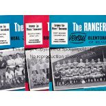 GLASGOW RANGERS Thirteen Rangers European tie home programmes, 1966- 69 , includes games v