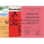 MANCHESTER CITY Collection of friendlies, City linked games and Lancashire Professional Youth Cup