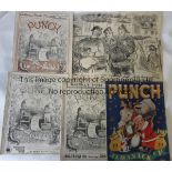 PUNCH MAGAZINES AND ARTWORK Punch Magazine No. 3804 dated 3/6/1914 with minor repairs plus