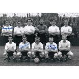 TOTTENHAM Six Tottenham colour / b/w signed photographs including group pictures, action picture and