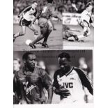 ARSENAL PRESS PHOTOGRAPHS Thirty five photos of various sizes from 1980's and 1990's including 5 for