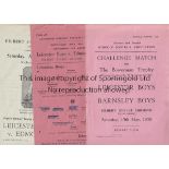 NEUTRALS AT LEICESTER CITY FC Three programmes for Leicester Boys matches v. Edmonton Boys 19/4/1947