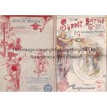 CYCLING Programme for the Surrey Bicycle Club Autumn Race Meeting 1895, horizontal fold and